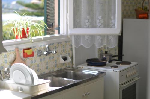 A kitchen or kitchenette at Akti Anastasia