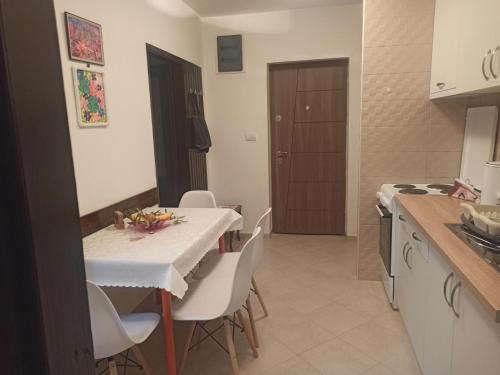 Kuchyň nebo kuchyňský kout v ubytování Apartment Dusica