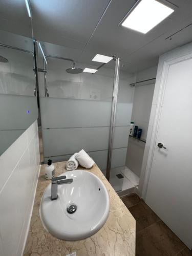 Koupelna v ubytování Apartamento a 3 minutos de la playa