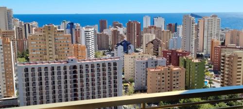 a view of a city with tall buildings at PANORAMIC VIEW in Benidorm