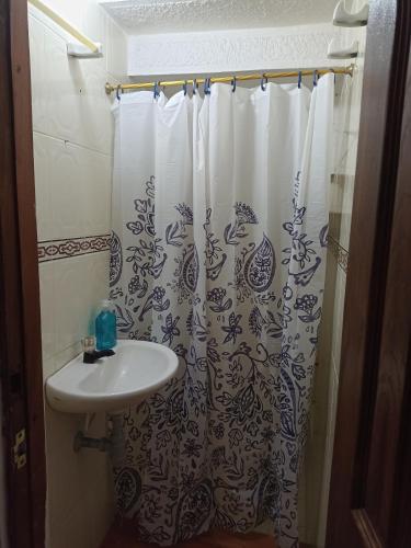 Koupelna v ubytování Casa Bautan