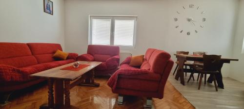 Posezení v ubytování Apartman Sims