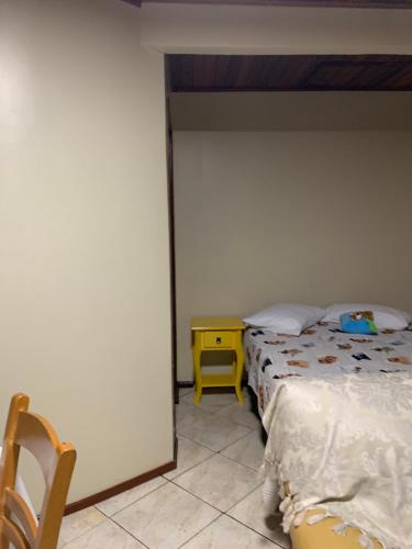 Postel nebo postele na pokoji v ubytování Pousada recanto da sereia