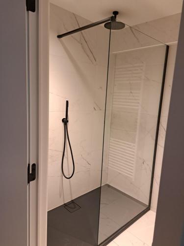 Koupelna v ubytování Trendy en modern appartement OSTENDIA