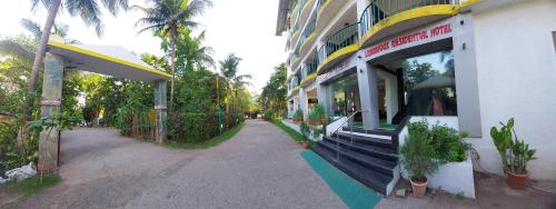 a building with a staircase outside of it at CBC Residency, Karjat in Karjat