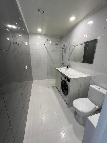 Koupelna v ubytování Tamula View Apartment