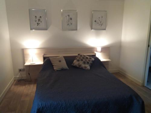 Posteľ alebo postele v izbe v ubytovaní Gite du pont de maille