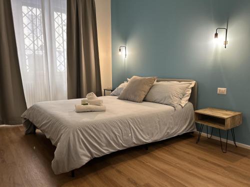 Posteľ alebo postele v izbe v ubytovaní IL NINFEO San Giovanni ROMA