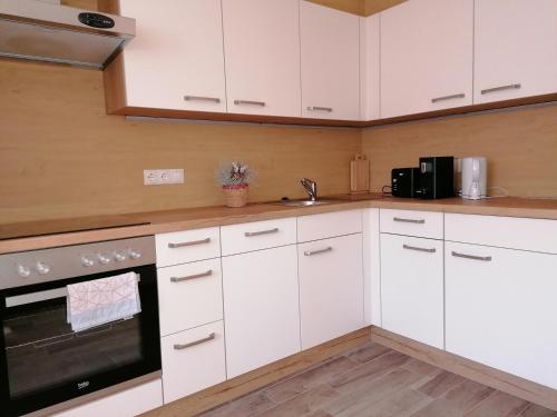 Η κουζίνα ή μικρή κουζίνα στο Ferienwohnung Haus Sama