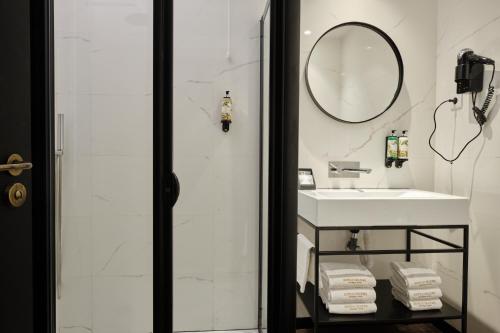 Salle de bains dans l'établissement Duplo Charme Boutique Hotel