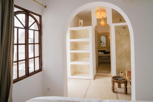 Letto o letti in una camera di Riad Rahal