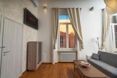 TV a/nebo společenská místnost v ubytování Solmi Home