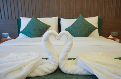 Katil atau katil-katil dalam bilik di Green View Hotel, Jabal Akhdar