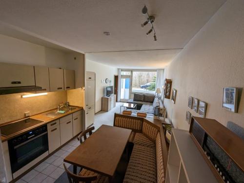 Kuchyň nebo kuchyňský kout v ubytování Ferienwohnung Pirkl