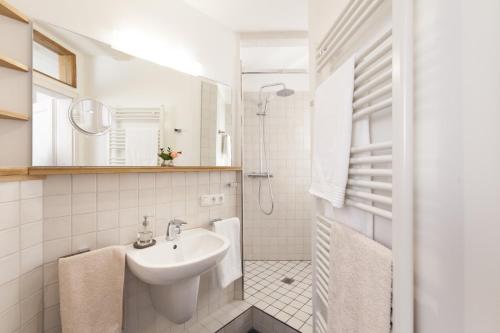 Koupelna v ubytování Ferienwohnung Lieblingsplatz