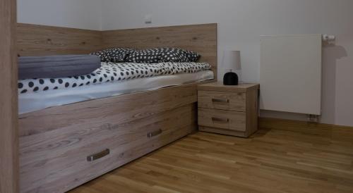 Posteľ alebo postele v izbe v ubytovaní Apartament Wiślany Sen