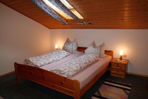 Postel nebo postele na pokoji v ubytování Ferienwohnungen Altmann Steffi und Herbert