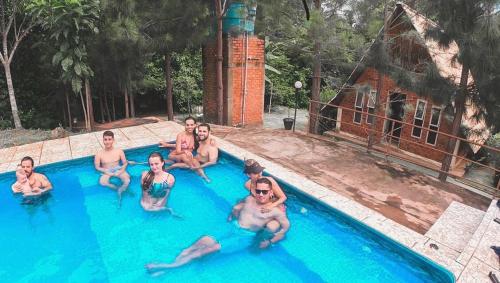 The swimming pool at or close to Pousada Vereda das Aguas