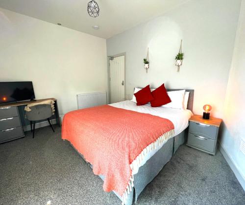 Postel nebo postele na pokoji v ubytování SA Stays