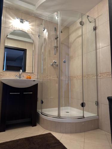Bilik mandi di Apartament Poręba