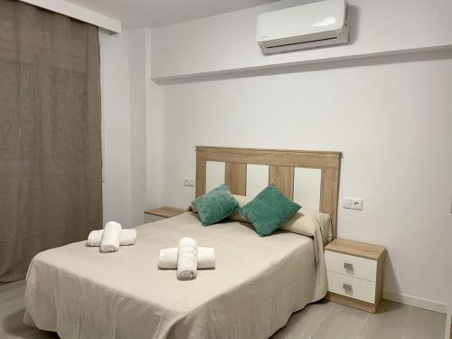 Posteľ alebo postele v izbe v ubytovaní Ánade - Somhome