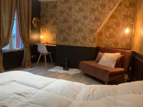 Posteľ alebo postele v izbe v ubytovaní MAX1 T2 avec terrasse