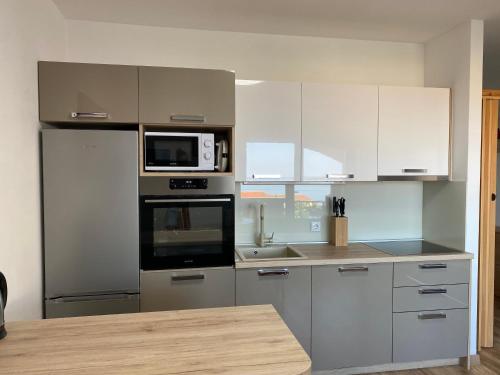 Η κουζίνα ή μικρή κουζίνα στο Apartmani Vera
