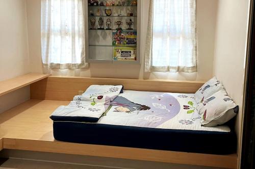 Tempat tidur dalam kamar di GoldMary 10pax@TebrauCity/Aeon/Toppen/ikea/JB