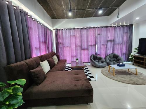 Χώρος καθιστικού στο Boxsoon nimman 7 # 4beds 4bahts