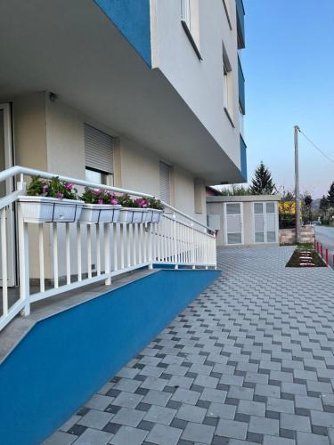Balkón nebo terasa v ubytování Apartman Vila Bojana