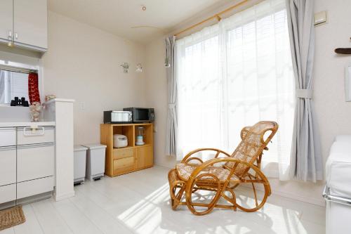 Dapur atau dapur kecil di Mare Miura Beach