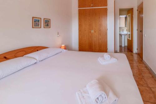 Posteľ alebo postele v izbe v ubytovaní Carboneras 59 Bonito apartamento con terraza