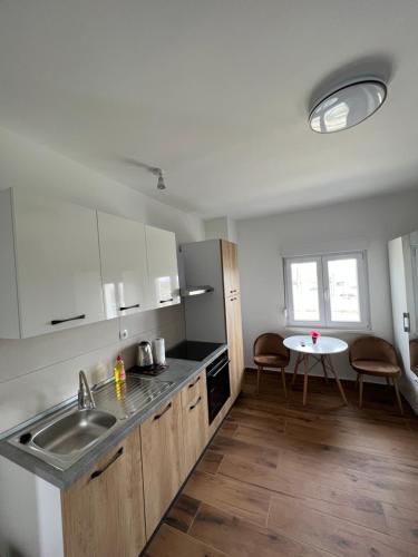 Kuchyň nebo kuchyňský kout v ubytování Guest House Ivan
