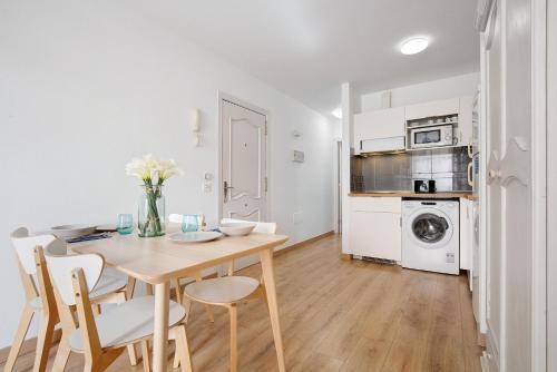 Η κουζίνα ή μικρή κουζίνα στο Apartamento Playa Morro Jable 1c