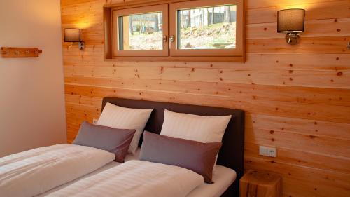 Postel nebo postele na pokoji v ubytování Das Logierhaus