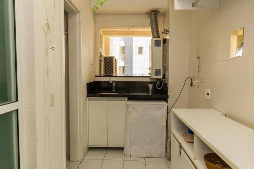 Η κουζίνα ή μικρή κουζίνα στο Residencial Helbor Resort Aracaty
