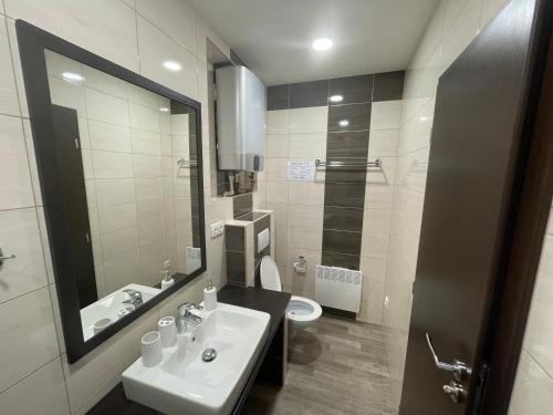 Koupelna v ubytování Apartmán Ateliér