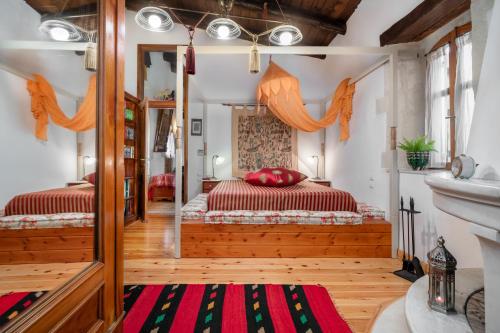 מיטה או מיטות בחדר ב-Nassibe Estate
