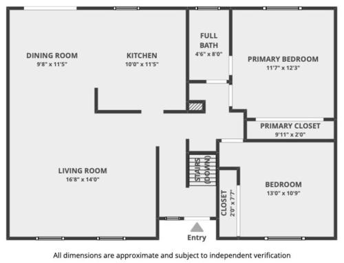 Floor plan ng Cheerful 4 Bedroom Home - Back Yard/Game Room!