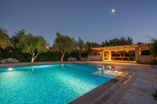 a swimming pool in the backyard of a house at Villa Barnaba Country House & Pool in Polignano a Mare