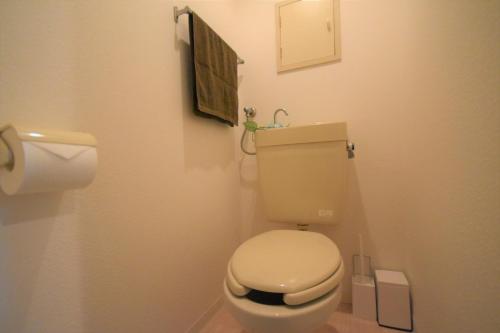 Tresor Misono - Vacation STAY 14287 في سابورو: حمام مع مرحاض أبيض في الغرفة