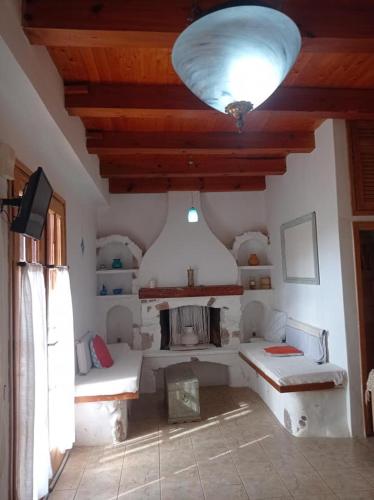 Ruang duduk di Harmonic Place Loutraki
