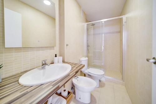 Kúpeľňa v ubytovaní Sophisticated studio in the center of Málaga