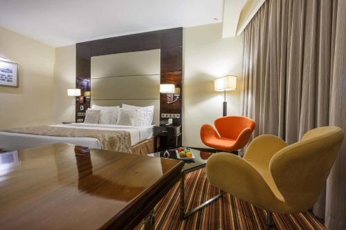 Cama o camas de una habitación en Ramada Colombo