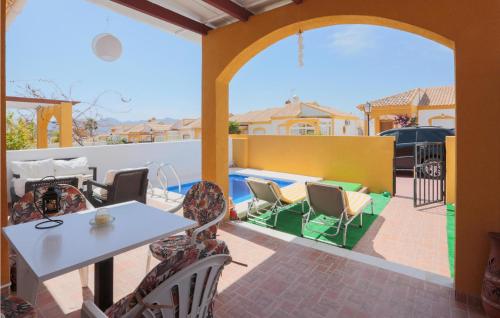 A seating area at Bluemoon 2