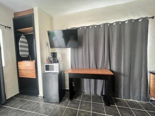 Kuchyň nebo kuchyňský kout v ubytování Departamentos Mayai & Yahelik
