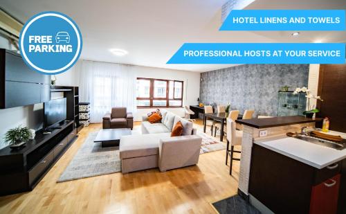 FREE PARKING! Soho Budapest 101, 4 ppl, AC, Superfast WIFI, TV