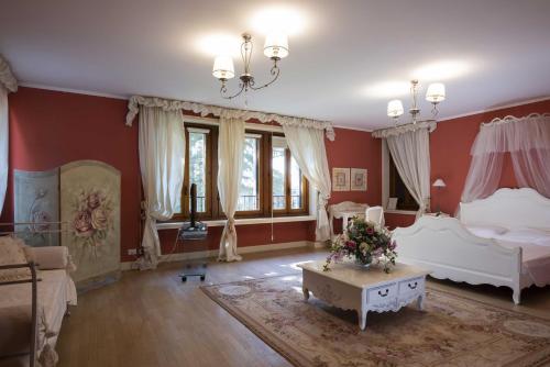 Postel nebo postele na pokoji v ubytování Villa Chiopris