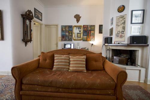 Zona de estar de Sun Hostel