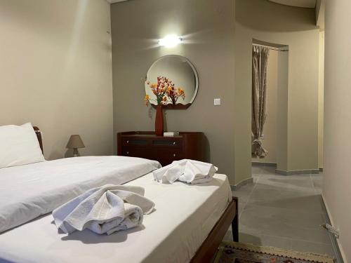 Postel nebo postele na pokoji v ubytování Aretousa - Center Luxury Suites 1
